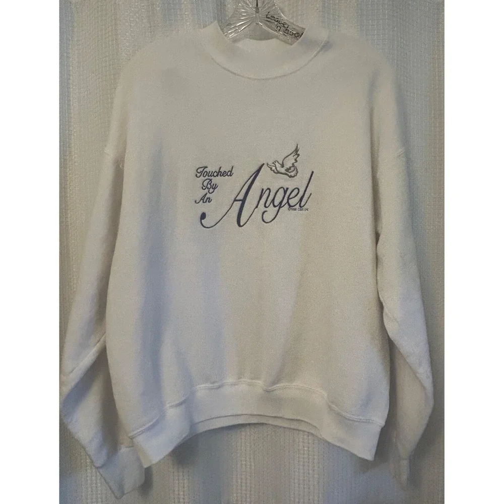 Vintage 1996 Touched By An Angel CBS Crewneck Sweatshirt - Size L